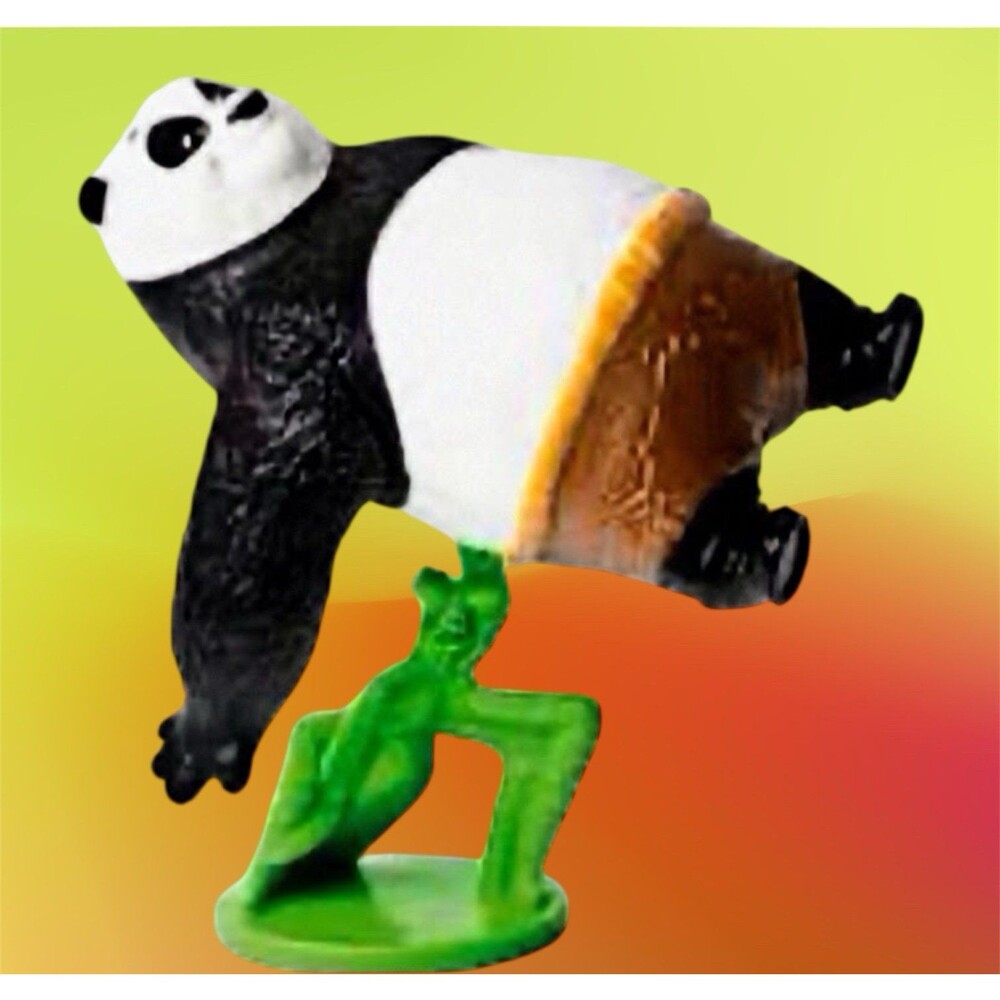 PO BALANCE OF JUSTICE Kung Fu Panda 2 Movie Figure Collectible Toy #1 NEW 2011